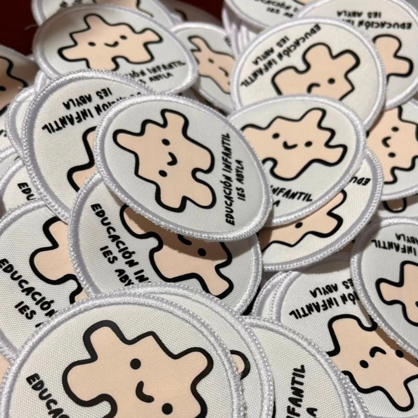 Parches con plantillas de DTF por metros