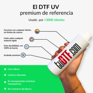 DTF UV por metro