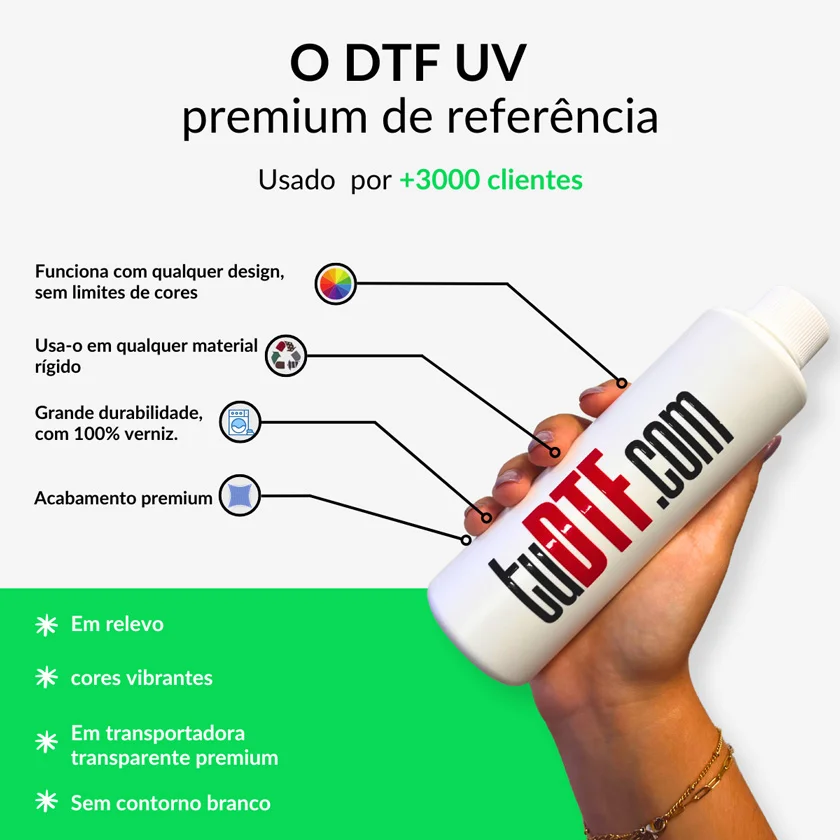 DTF UV por metros