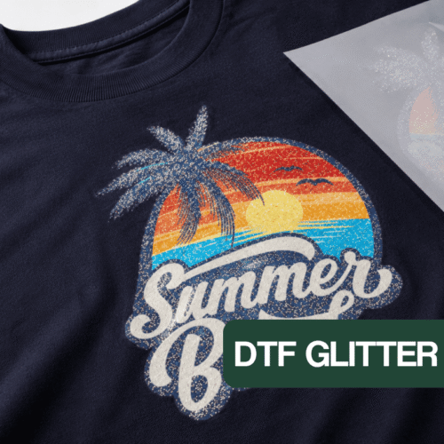 DTF Glitter por metros