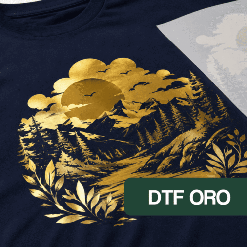 DTF Oro por metros